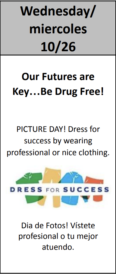 Picture Day and Dress for Success