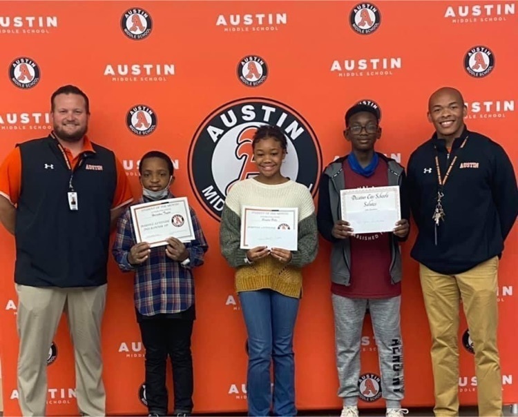 Student of the month winners