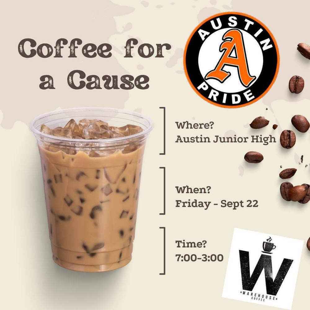 Coffee for a Cause at AJHS Friday September 22 from 7 to 3