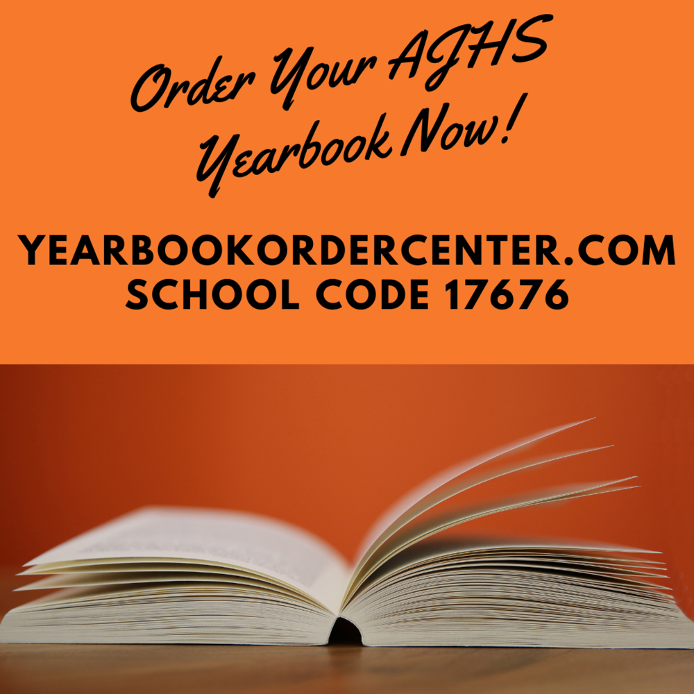 Yearbooks are on sale at yearbookordercenter.com code 17676 or you can bring exact cash or a check to Ms. Fleming's in room S111. Yearbooks are $35 or $40 if you want them personalized. You can pick up an order form in the main office or in Ms. Fleming's room. 