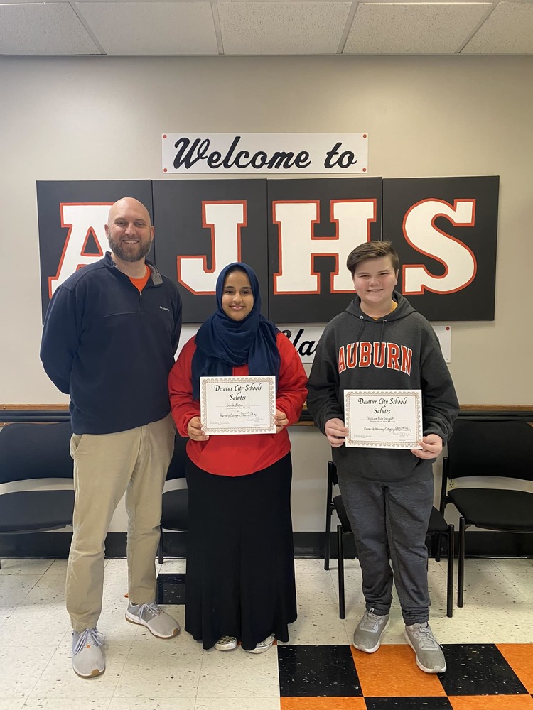 February Students of the Month for Consistency and Dependability