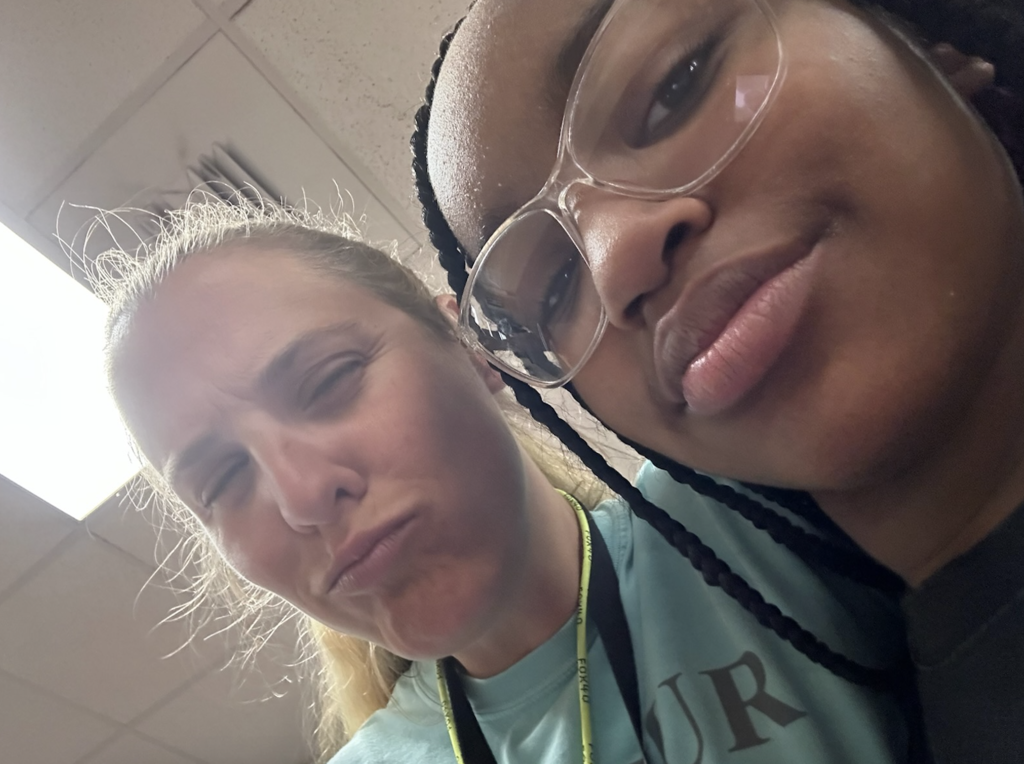 Selfie with a teacher day